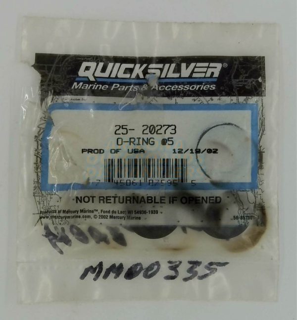 25-20273 Mercury O-Ring