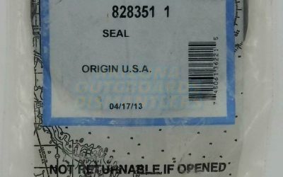 828351/ 8283511  Mercury Top Cowling Oil Cap Seal