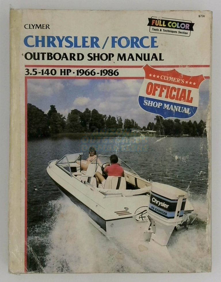 Chrysler/Force Outboard Shop Manual 3.5-140 Hp 1966-1986