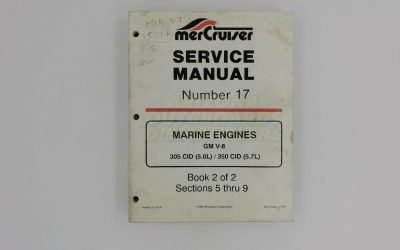 Mercruiser Service Manual Number 17 305 (5.0L)/ 350 (5.7L)