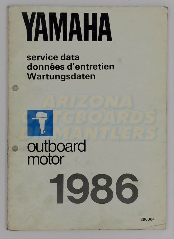 Yamaha Service Data 1986