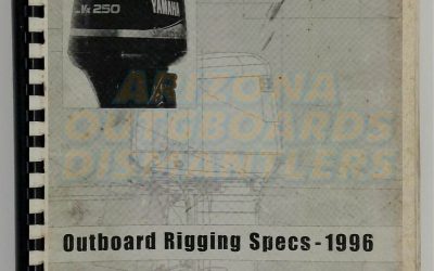 Yamaha Outboard Rigging Specs 1996